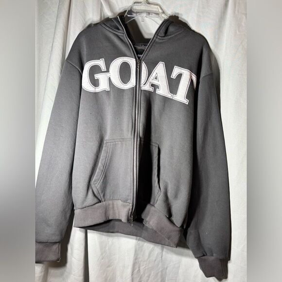 Sneakgallery GOAT Full Zipper Hoodie Size Large Excellent Preloved Condition - Picture 1 of 4